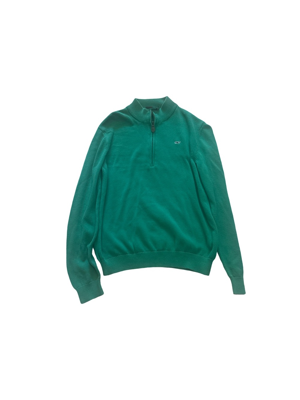 Vineyard Vines Boy’s Large Green Quarter-Zip Sweater